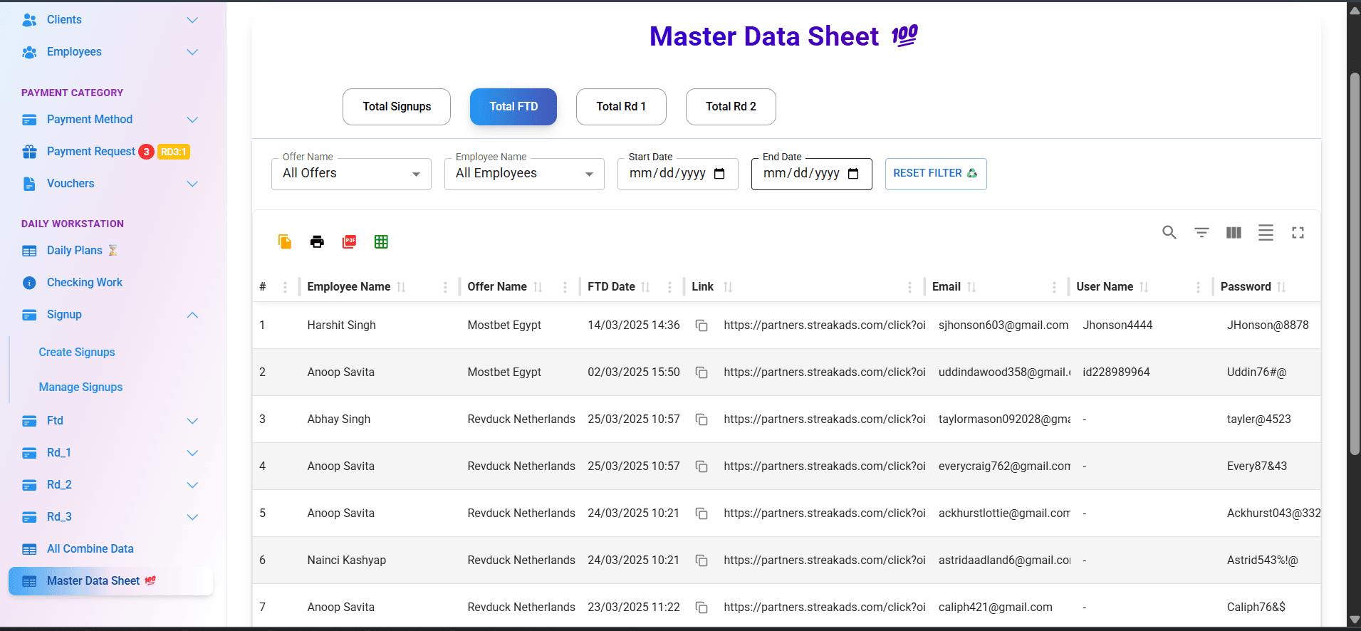 Gaming Signup & Spend Tracking System - Image 8